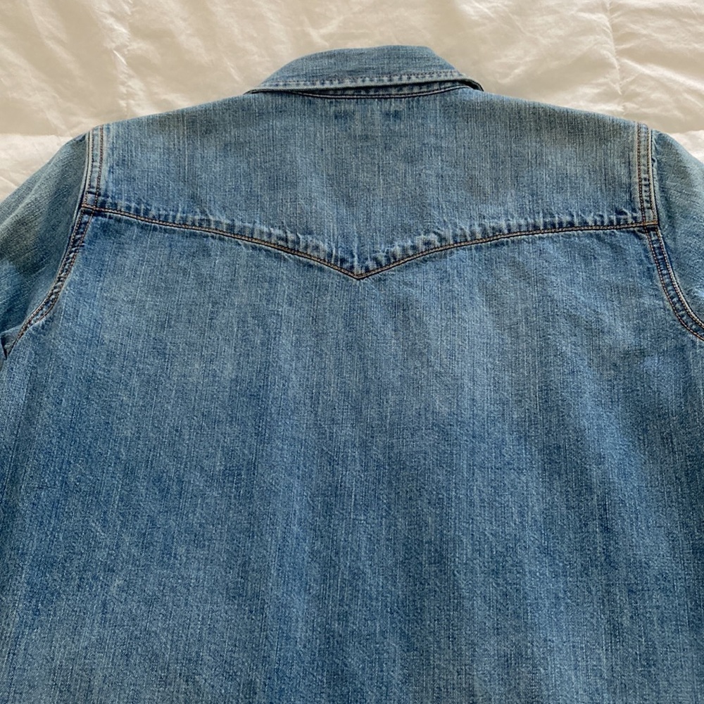 J Crew - Chambray Rancher Button Down - 6 - image 5